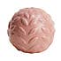 Leaf Pattern Ceramic Ball - Blush Pink