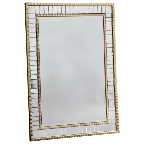 Vernon Wall Mirror, 76x106cm Gold