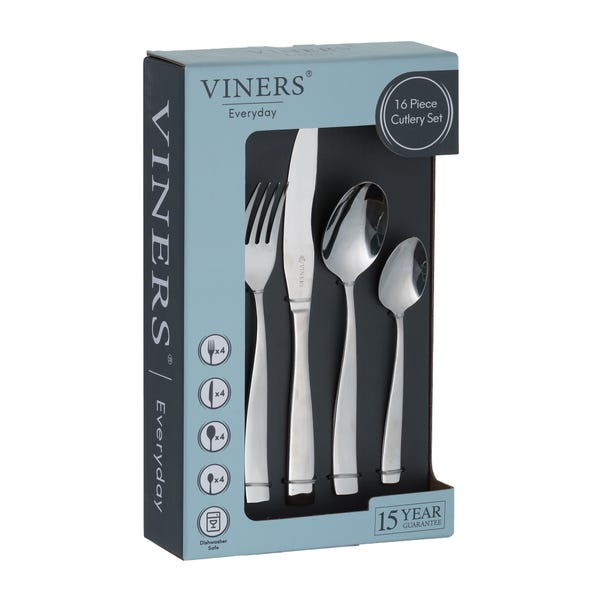 Viners Purity 16 Piece Cutlery Set Silver