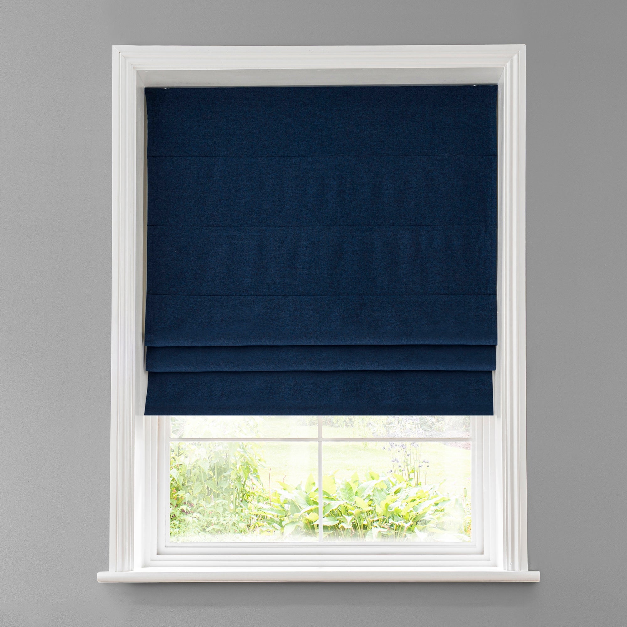 Luna Navy Blackout Roman Blind | Dunelm