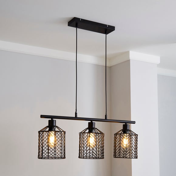 dunelm black light pendant