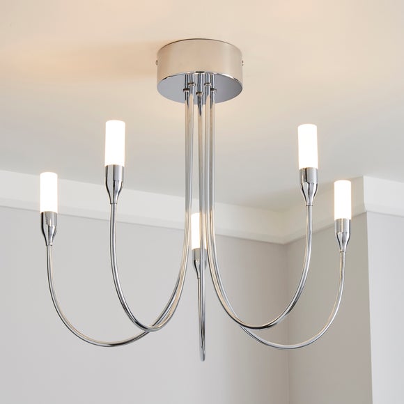 dunelm 5 light chandelier