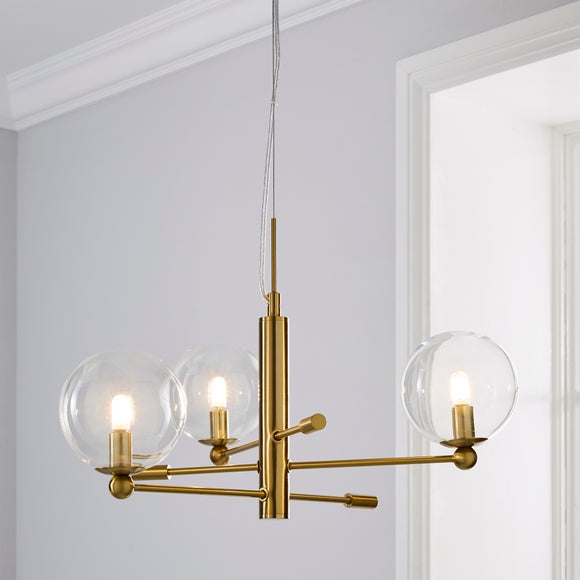 Brushed brass deals ceiling light