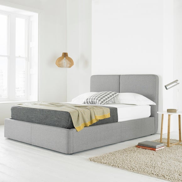 Dunelm grey ottoman deals bed