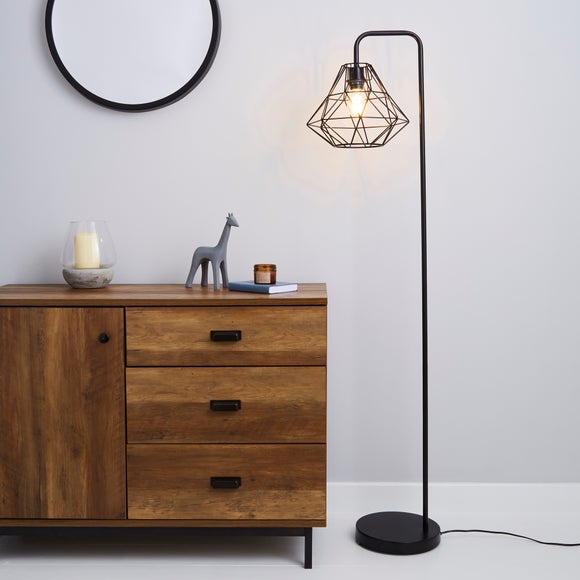 Black floor lamp deals dunelm