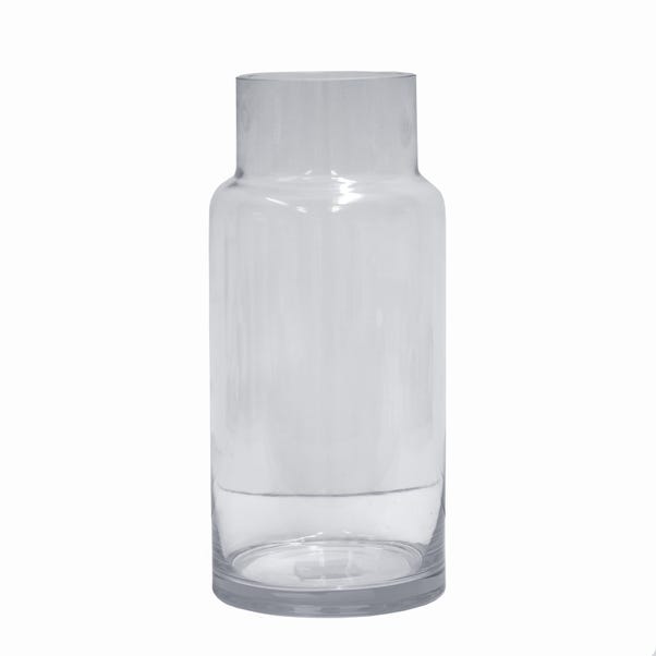 Clear Glass Shoulder Vase Clear