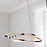 Marcella 2 Light Integrated LED Hoops Chrome Ceiling Fitting Silver