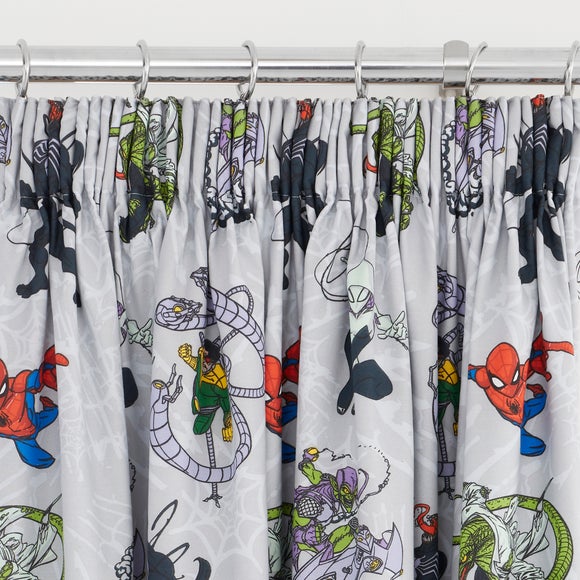 Details about   SpiderMan Blackout Curtains for Children Boys Kids Room Spiderman Window Drape 