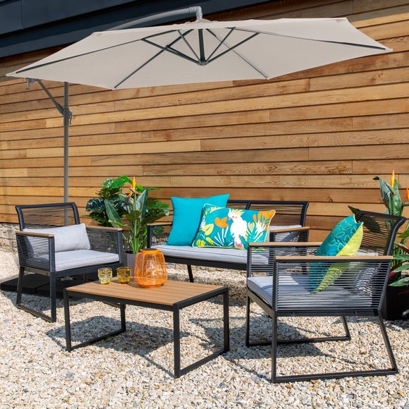 Jarder cantilever parasol discount set