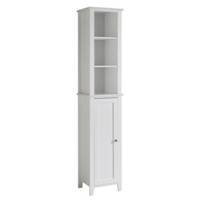 Marble Effect Tall Cabinet