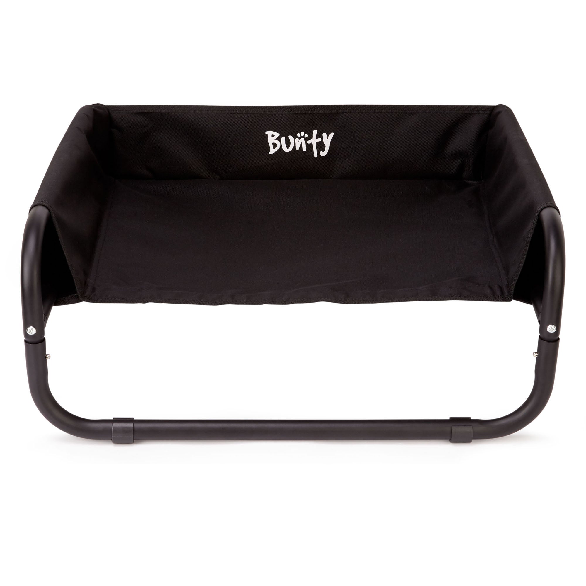 Bunty Black Waterproof Raised Dog Bed
