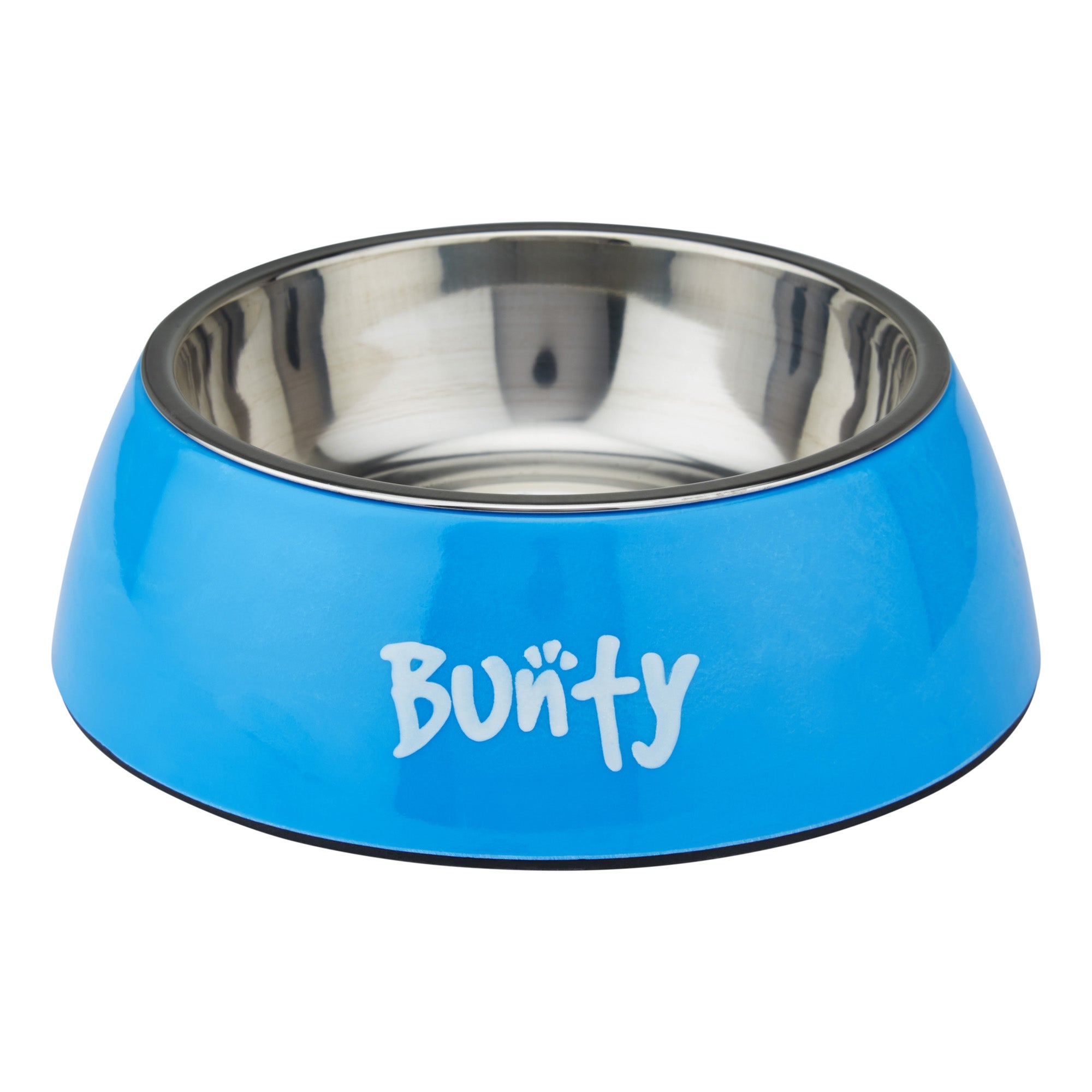 Bunty Blue Melamine Single Dog Bowl Blue