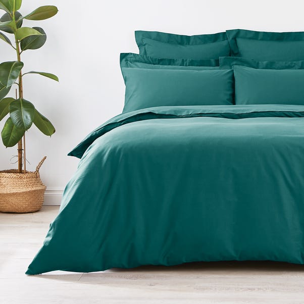 Non Iron Plain Dye Teal Duvet Cover, Can You Iron A Duvet Cover On The Bed