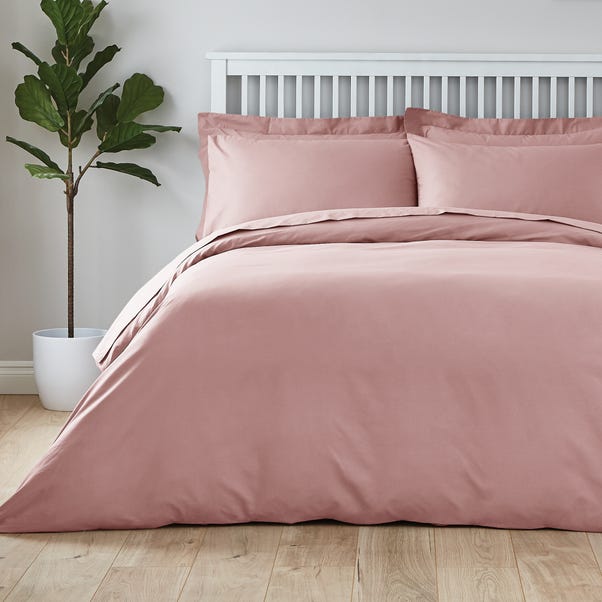 Easycare 100 Cotton Blush Pink Duvet Cover Dunelm Easycare 100 Cotton Blush Pink Duvet, Blush Pink And Grey Bedding Dunelm