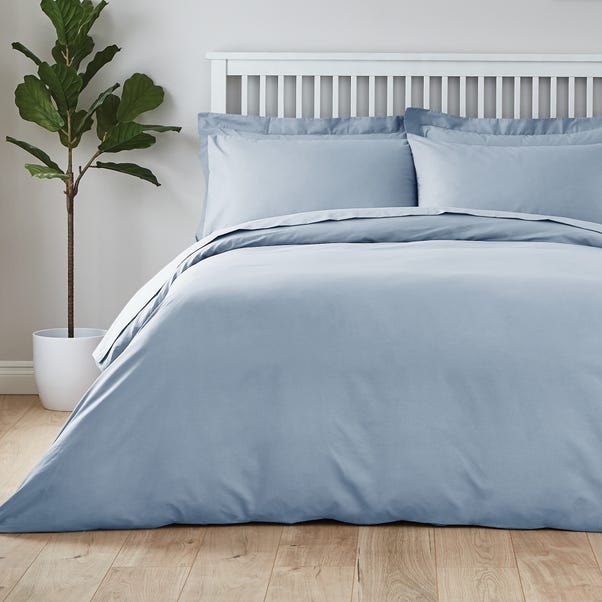 Easycare 100 Cotton Powder Blue Duvet Cover Dunelm Cotton Powder Blue Duvet Cover, Light Blue Duvet Cover King