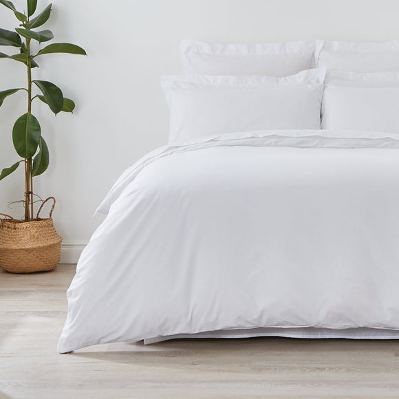 basic white duvet cover