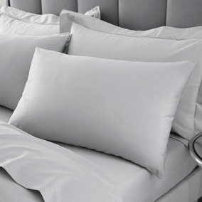 Hotel Cotton 230 Thread Count Sateen Standard Pillowcase Pair