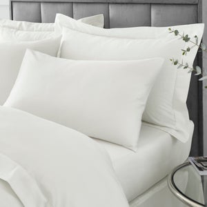 Hotel 230 Thread Count 100 Cotton Sateen Standard Pillowcase Pair
