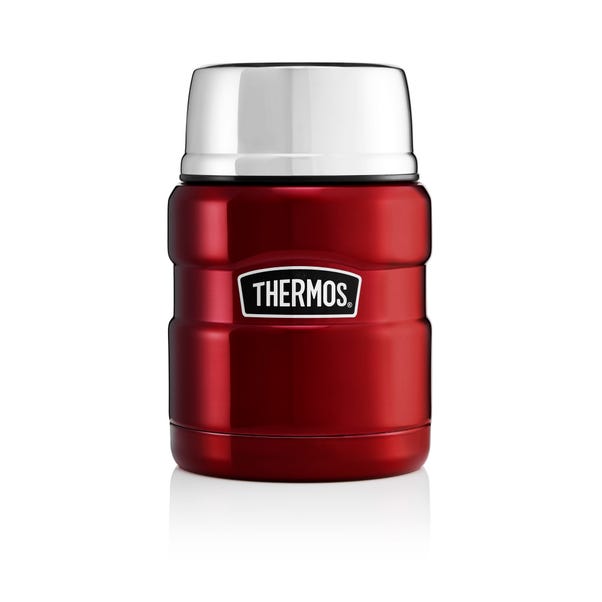 Thermos Stainless King 470ml Red Food Flask image 1 of 5