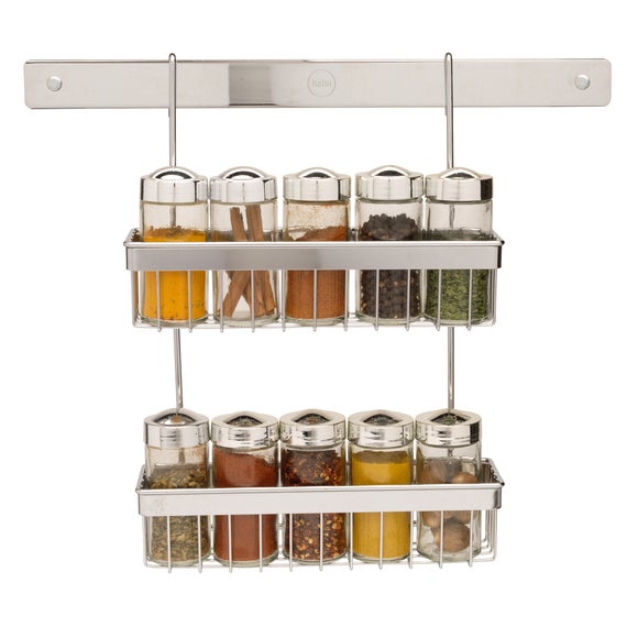 Hahn Metro Two Tier Spice Rack Accessory Dunelm