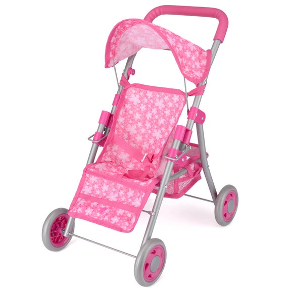 Snuggles Pink Deluxe Dolls Buggy