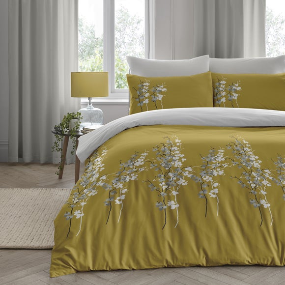 ochre duvet cover dunelm