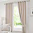 Chenille Cream Eyelet Curtains  undefined
