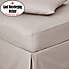 Non Iron Plain Fitted Sheet Natural undefined