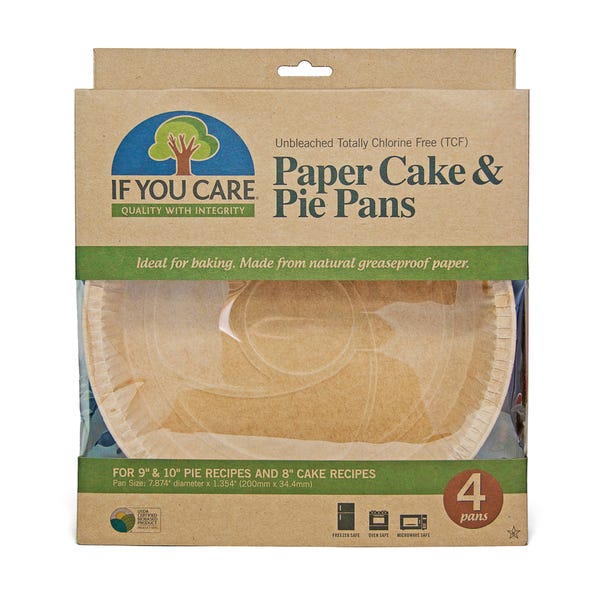 Paper Cake & Pie Unbleached Baking Pans image 1 of 2