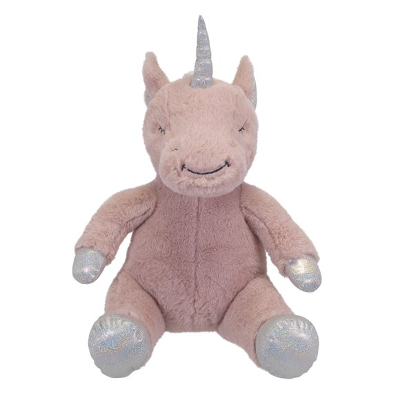 Pink Unicorn Plush Toy | Dunelm