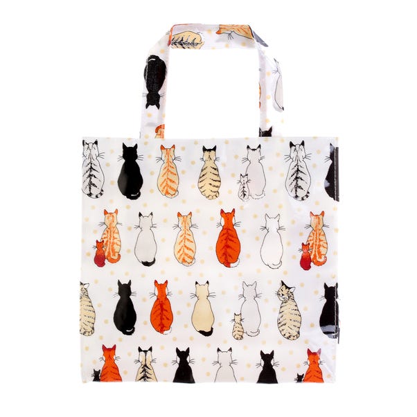 Ulster Weavers Cats in Waiting PVC Small Reusable Shopping Bag image 1 of 1