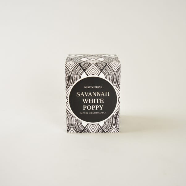 Africa Wax Filled Pot Black and white