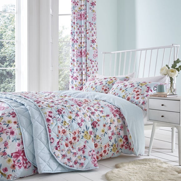 dunelm duvet sets duck egg