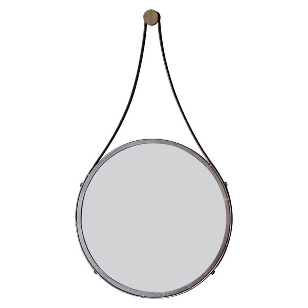 Broadway 41cm Round Mirror Dunelm Broadway 41cm Round Mirror Dunelm, Round Mirror With Leather Strap Dunelm