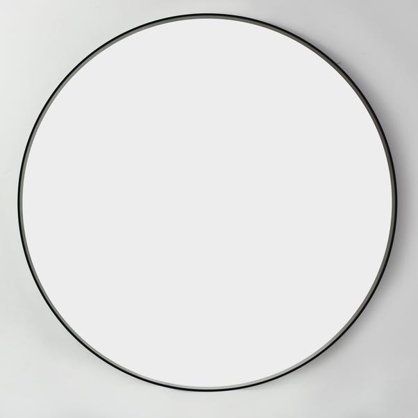 Apartment Black Frame Round Mirror 100cm Dunelm Apartment Black Frame Round Mirror, Black Framed Round Mirror 50cm