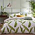 Furn. Plantain Leaf Green Reversible Duvet Cover and Pillowcase Set  undefined