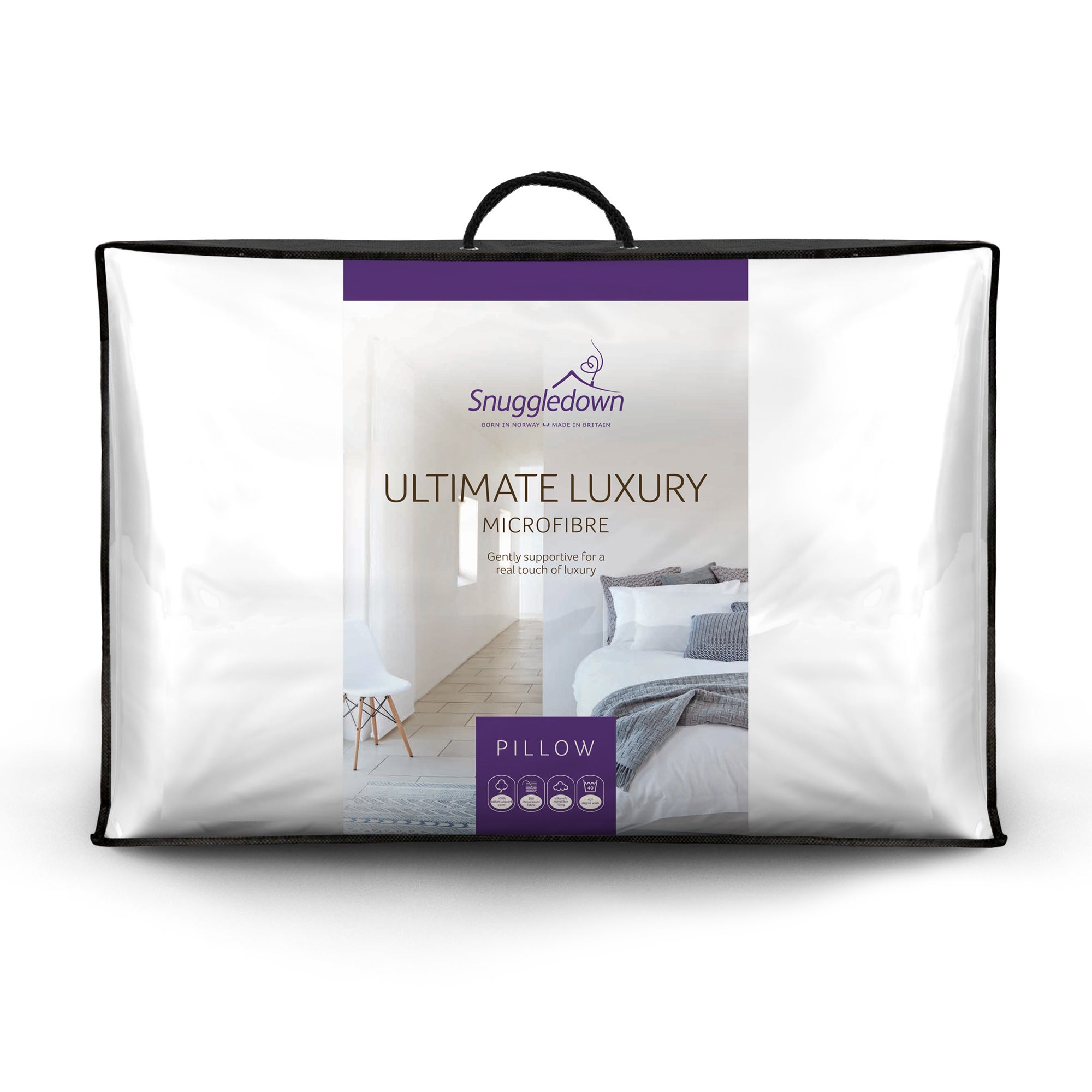 Photos - Pillow Ultimate Snuggledown  Luxury  White 