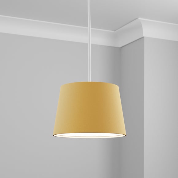 mustard lamp shades dunelm