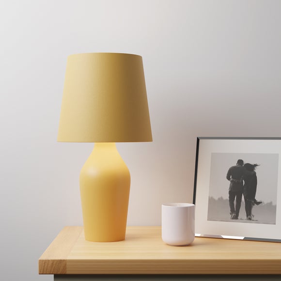 ochre table lamp shades