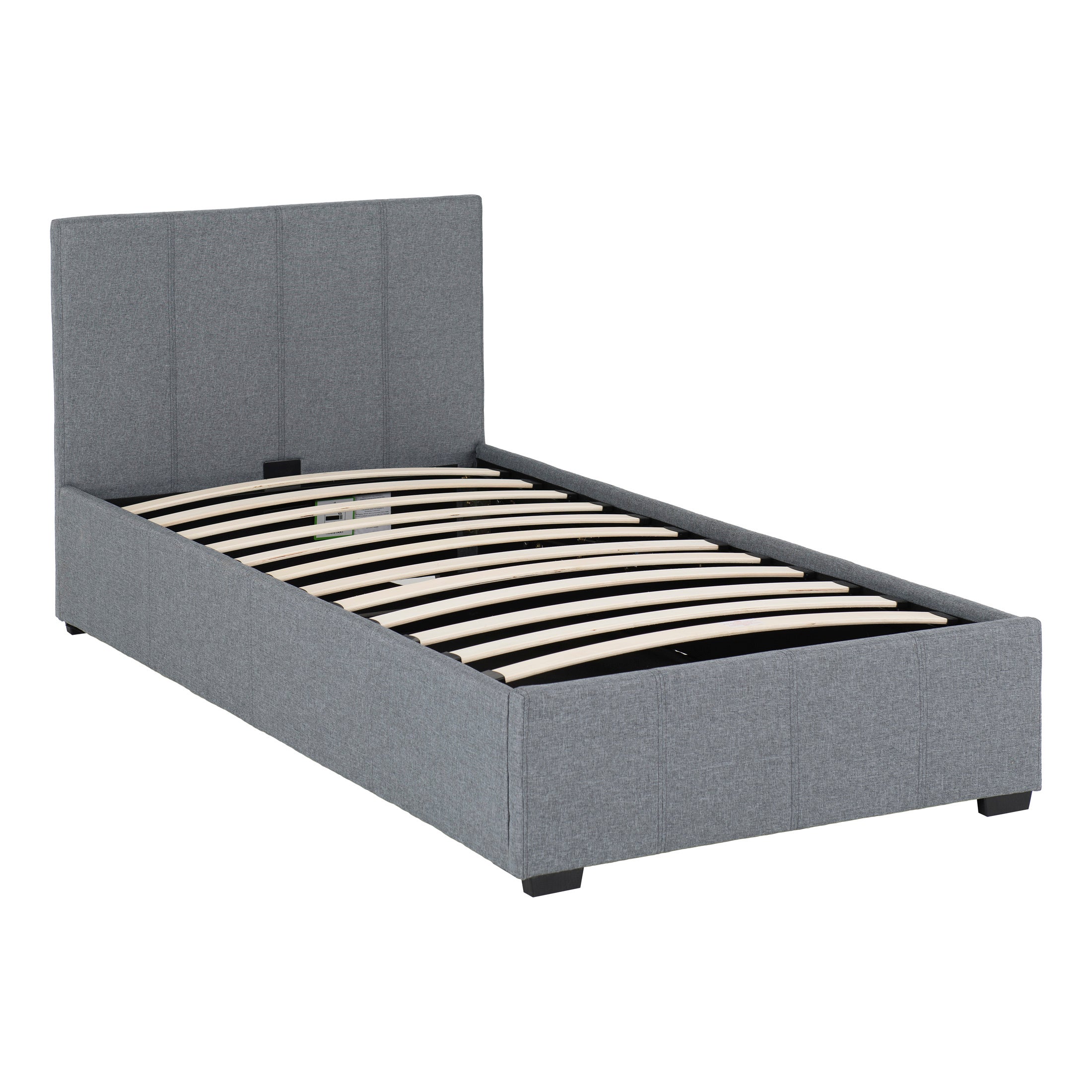 Waverley Linen Ottoman Bedstead - Grey | Dunelm