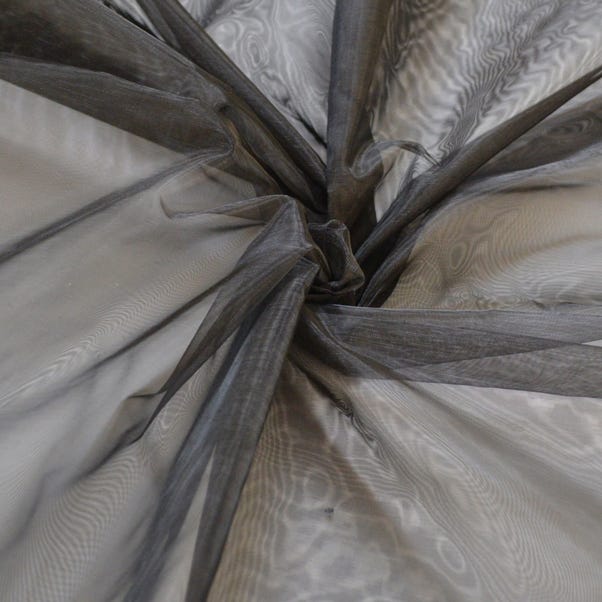 By the Metre Black Organza Fabric image 1 of 1