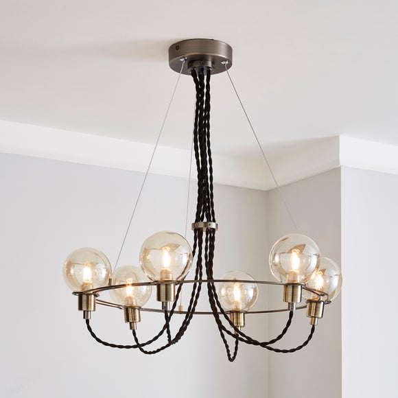 Dunelm deals grey chandelier