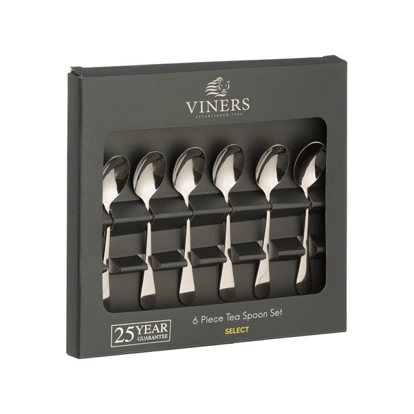Viners Select 6 Piece Teaspoon Set Silver