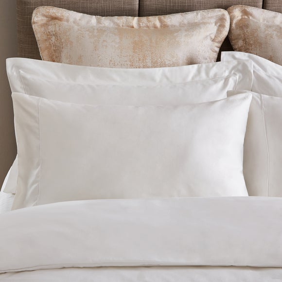 Dorma 1000 Thread Count White Housewife Pillowcase Dunelm