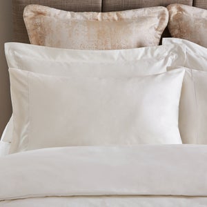 Dorma Egyptian Cotton Sateen 1000 Thread Count Cream Standard Pillowcase