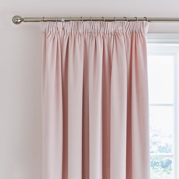 dunelm pink curtains