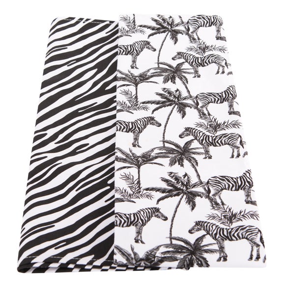 Zebra print bath discount towels