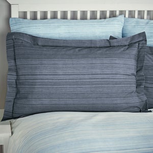 Halton Blue 100 Cotton Oxford Pillowcase