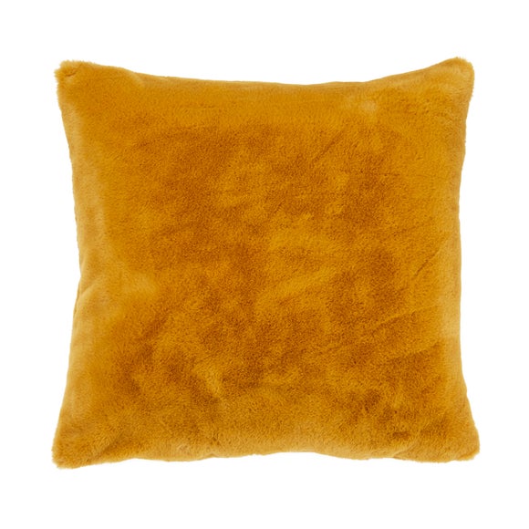 Dunelm faux 2024 fur cushions