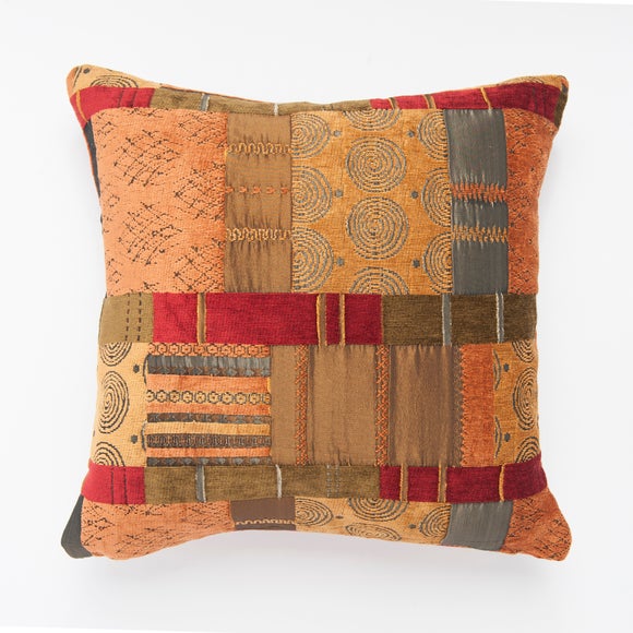 Dunelm orange outlet cushions